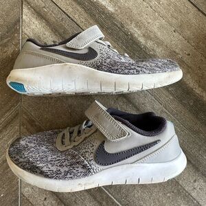 Nike Kids Gray and Black Sneakers